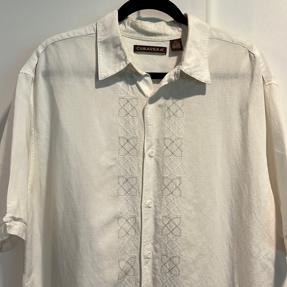 Mens Cubavera casual button down